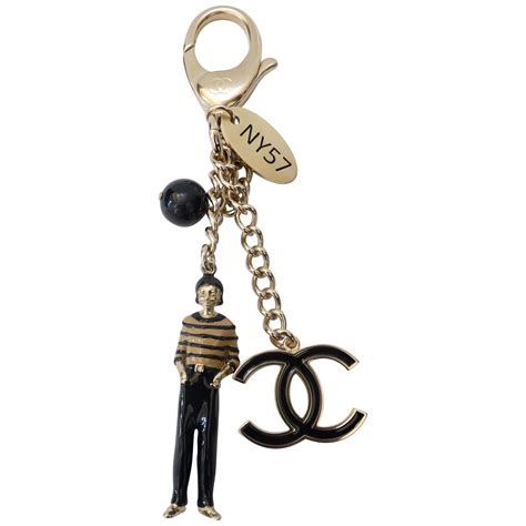 chanel bag keychain